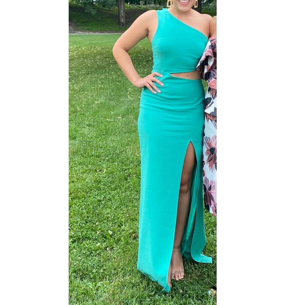 Blue / Teal Cut Out Maxi